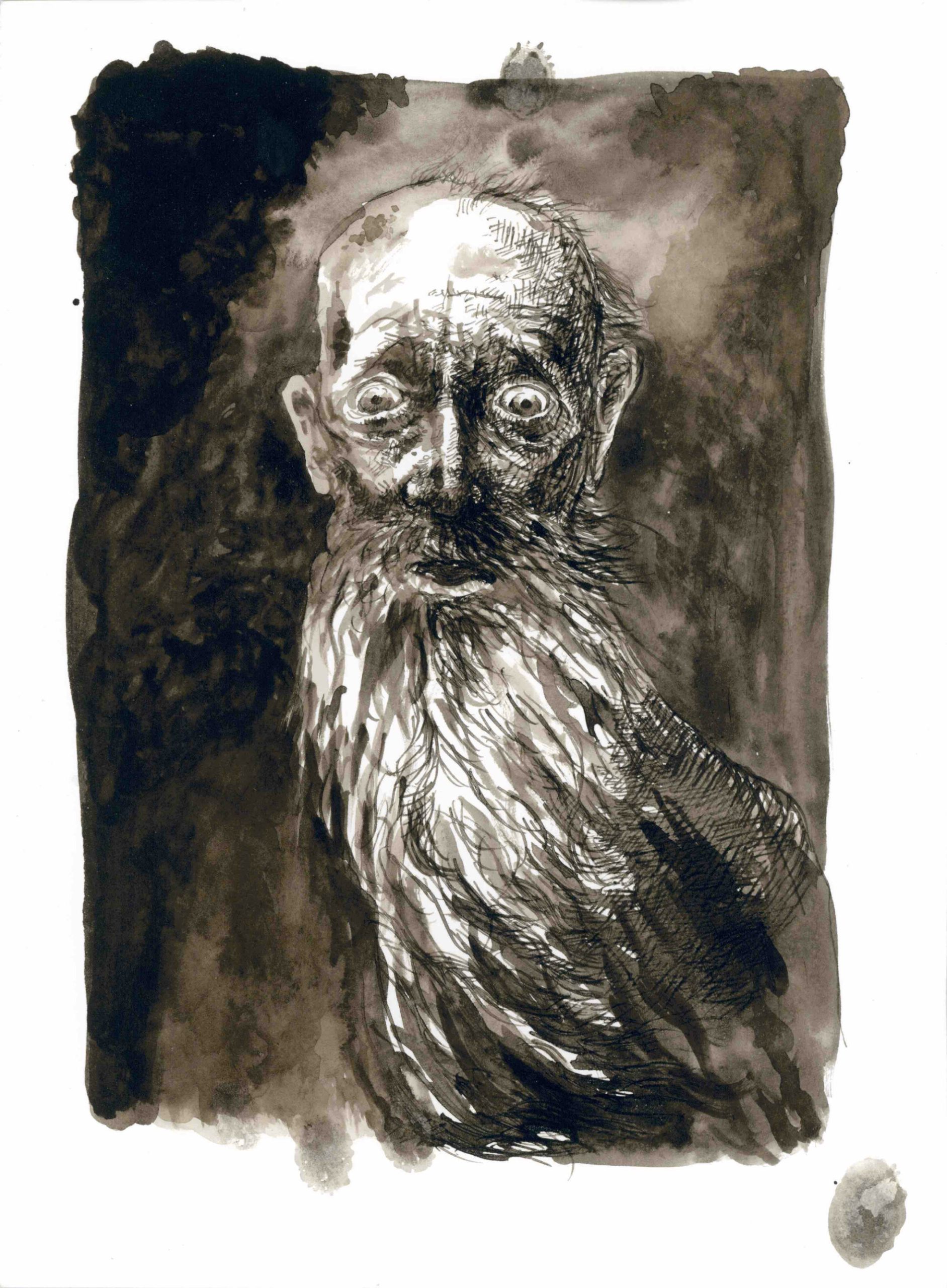 geppetto self portrait in squid ink Edward Carey
