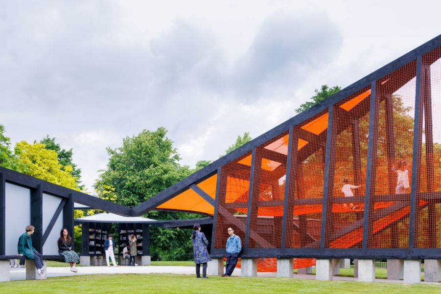 Serpentine Pavilion 2024 Archipelagic Void 6 designed by Minsuk Cho Mass Studies © Mass Studies Photo Iwan Baan Courtesy Serpentine Minsuk Cho