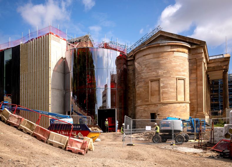 Paisley Museum Reimagined Construction copyright OneRen Amanda Levete