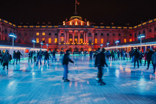 Skate at Somerset House. Photo by Owen Harvey Jonathan Reekie