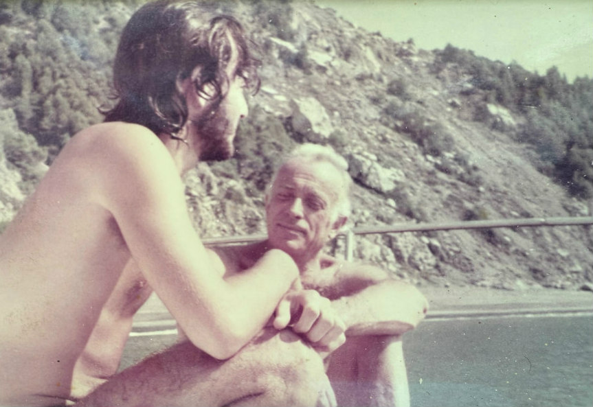 with my father1jpg Ludovico Einaudi with his father