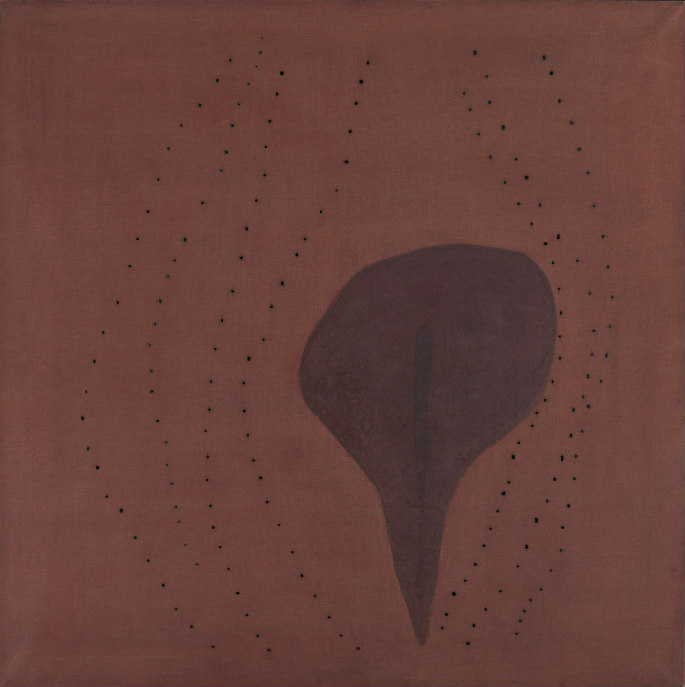 Dimensioni: 149 x 149,3 x 2,1 cm.Photo: Daniele De Lonti Lucio Fontana photo Daniele De Lonti