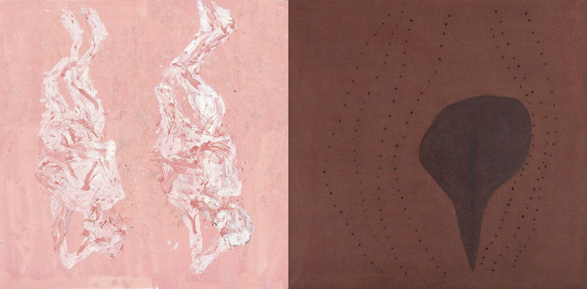 GB_Fontana composite Georg Baselitz Lucio Fontana Thaddaeus Ropac