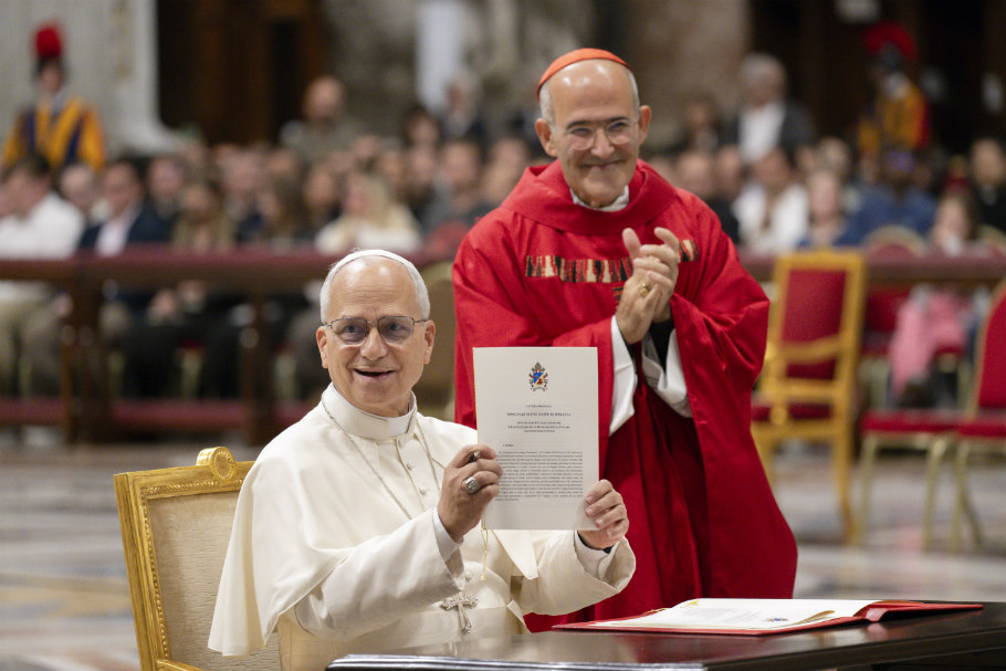 ©Vatican Media Pope Leo and Cardinal José Tolentino de Mendonça ©Vatican Media