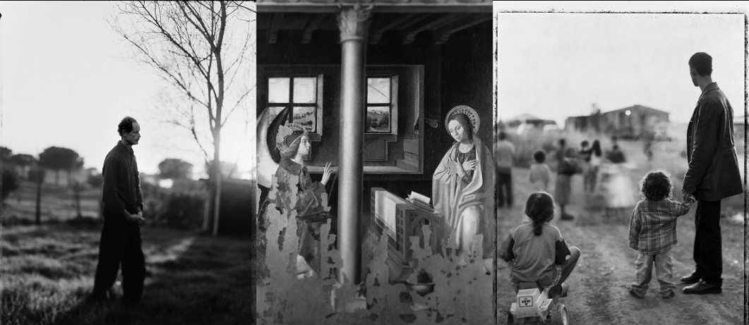 Annunciazione trittico Marco Delogu - Triptych
