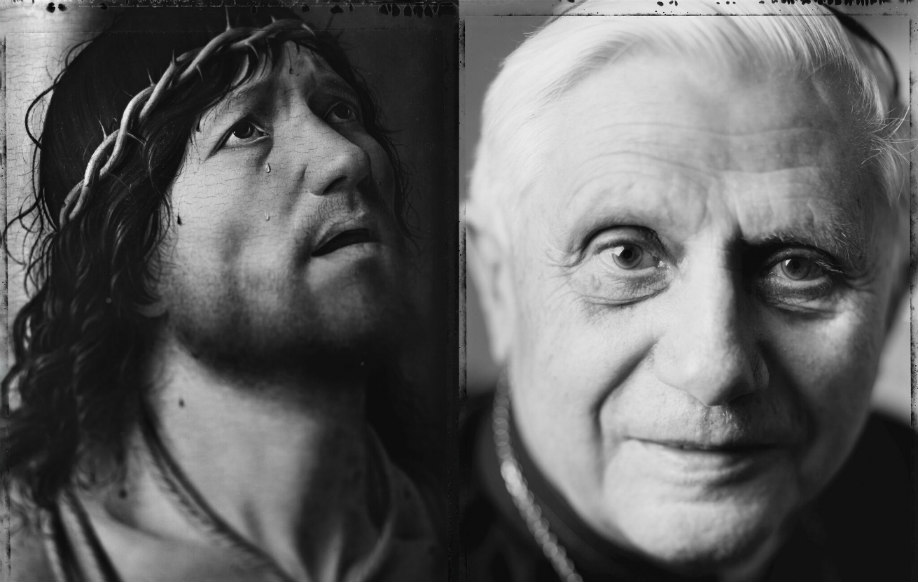 Cristo alla colonna x Ratzinger Marco Delogu - Christ da Messina and Ratzinger